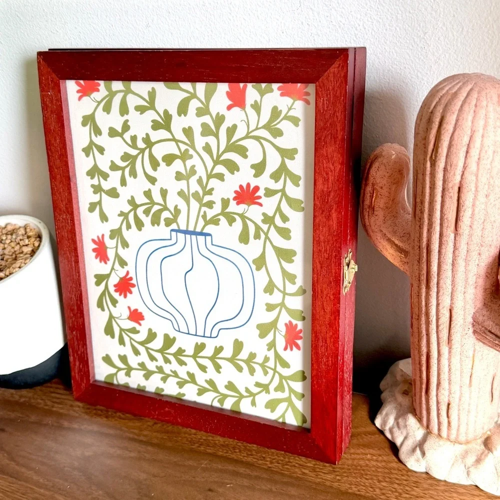 N/A botanical framed
